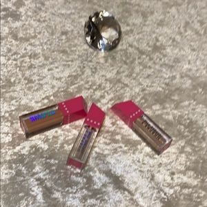 NWOT 3 Jeffree Star Morphe mini Lip Gloss Rare